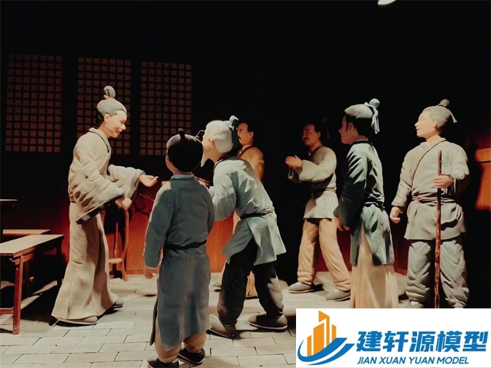 岳阳楼喻侃压粮饷军场景