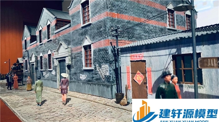 岳阳楼中共四大纪念馆微缩