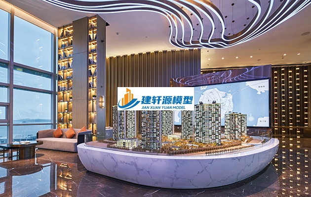 岳阳楼中骏-天禧沙盘模型