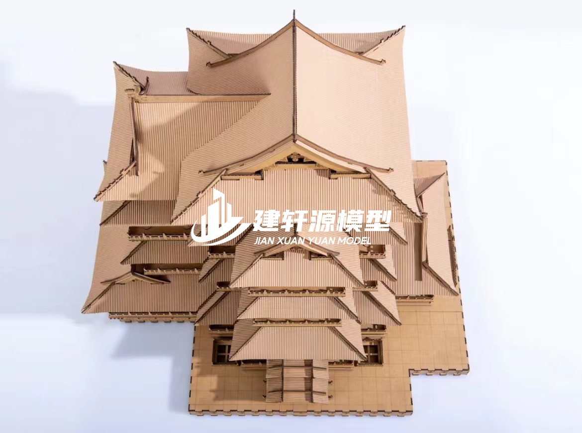 岳阳楼木质模型制作